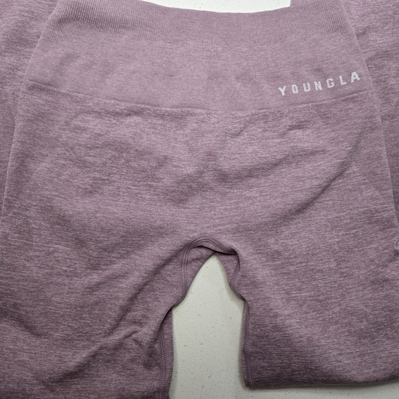 YoungLA Women's Purple High-Waisted Leggings Size XS - Picture 8 of 9